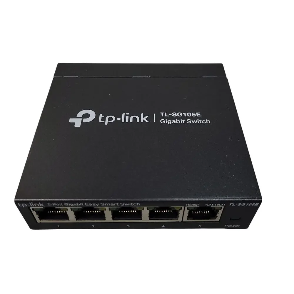 TP-LINK TL-SG105E‎ 5-Port Gigabit Easy Smart Switch SOHO Desktop Switch Black